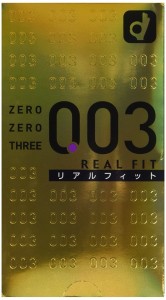 岡本 安全套 0.03 Real Fit - 10 pcs (ゼロゼロスリー003・リアルフィット - 10個入)