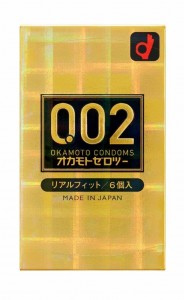 Okamoto 岡本 0.02 Real Fit - 6 pcs (オカモト002 (ゼロツー)リアルフィット)