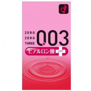 Okamoto 岡本 0.03 透明質酸 - 10pcs (ゼロゼロスリー003・ヒアルロン酸＋ - 10個入)