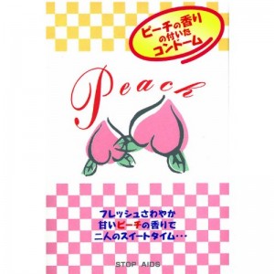 中西 桃子香味安全套 5Pcs (Tobacco Size Condom Peach 5Pcs)